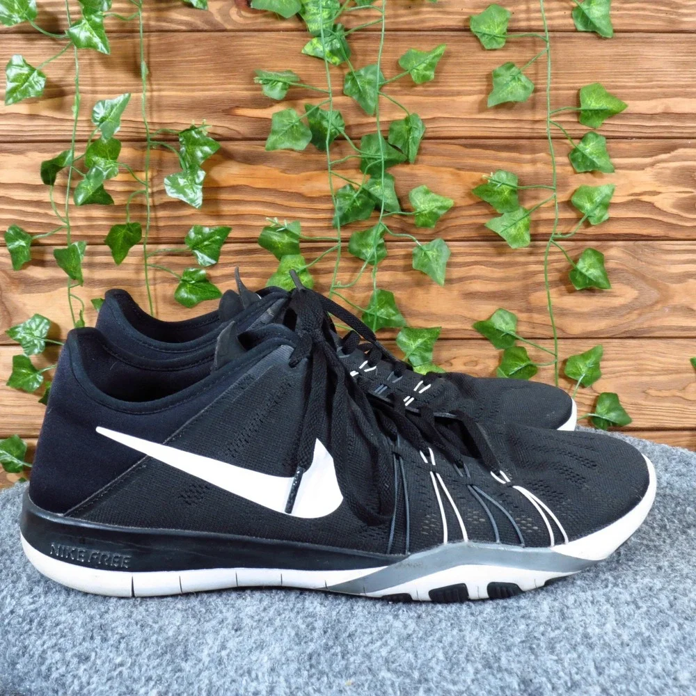 Nike Free TR 6‎ Womens Training Shoe Size 10.5 Gym Cross Training Black White
